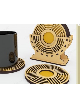Intra απο ξύλο plywood  Χρώμα wenge 3mm-4mm πάχος - Διακοσμητικά Σουβέρ σε Κουτιά Δίασταση 105x44 cm INTRAFABR-124403597
