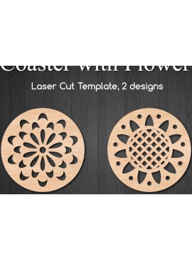 Intra απο ξύλο plywood  Χρώμα wenge 3mm-4mm πάχος - Διακοσμητικά σουβέρ Floral Δίασταση 40x50 cm INTRAFABR-116610486