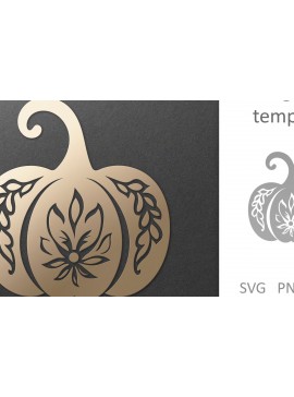 Intra απο ξύλο plywood  Χρώμα wenge 3mm-4mm πάχος - Διακοσμητικό φλοράλ κομμένο κολοκύθας Δίασταση 30x20 cm INTRAFABR-116225593