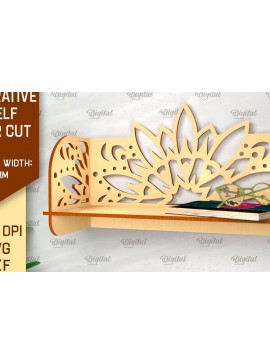 Intra απο ξύλο plywood  Χρώμα wenge 3mm-4mm πάχος - Διακοσμητικό ράφι τοίχου λουλουδιών Δίασταση 30x20 cm INTRAFABR-125105064