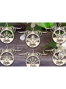 Σετ των 2 Intra απο ξύλο plywood  Χρώμα wenge 3mm-4mm πάχος - Διακοσμητικά Διακοσμητικά V2 Δίασταση 6x6 cm INTRAFABR-118582207