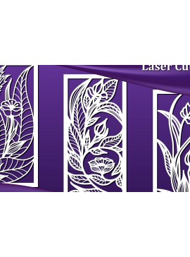 Intra απο ξύλο plywood  Χρώμα wenge 3mm-4mm πάχος - Διακοσμητικά Πάνελ, CNC Laser Δίασταση 40x50 cm INTRAFABR-98389666