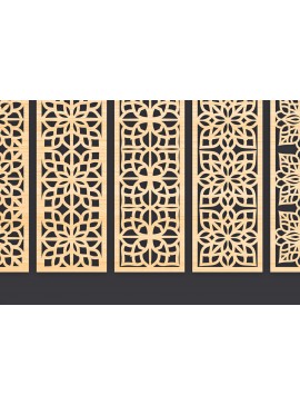 Σετ των 2 Intra απο ξύλο plywood  Χρώμα wenge 3mm-4mm πάχος - Διακοσμητικό Panel Wall Dec Δίασταση 6x6 cm INTRAFABR-81735101