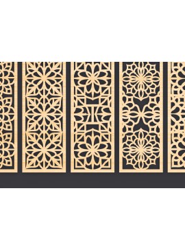 Σετ των 2 Intra απο ξύλο plywood  Χρώμα wenge 3mm-4mm πάχος - Διακοσμητικό Panel Wall Deco Δίασταση 6x6 cm INTRAFABR-118006193