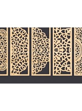 Σετ των 2 Intra απο ξύλο plywood  Χρώμα wenge 3mm-4mm πάχος - Διακοσμητικό Panel Wall Deco Δίασταση 6x6 cm INTRAFABR-118006198