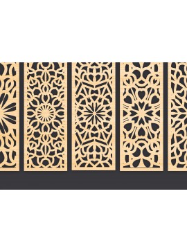 Σετ των 2 Intra απο ξύλο plywood  Χρώμα wenge 3mm-4mm πάχος - Διακοσμητικό Panel Wall Deco Δίασταση 6x6 cm INTRAFABR-118006185