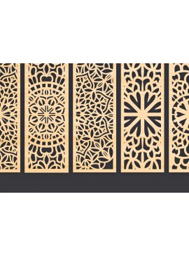 Σετ των 2 Intra απο ξύλο plywood  Χρώμα wenge 3mm-4mm πάχος - Διακοσμητικό Panel Wall Deco Δίασταση 6x6 cm INTRAFABR-39622184