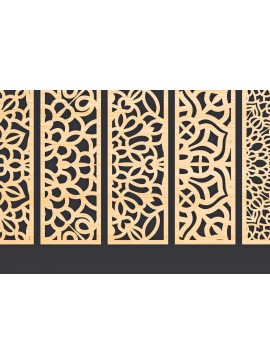 Σετ των 2 Intra απο ξύλο plywood  Χρώμα wenge 3mm-4mm πάχος - Διακοσμητικό Panel Wall Deco Δίασταση 6x6 cm INTRAFABR-98636030