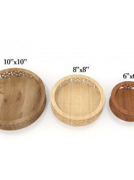 Intra απο ξύλο plywood  Χρώμα wenge 3mm-4mm πάχος - Διακοσμητικός Δίσκος , Ξύλινο Σκαλιστό Δίασταση 30x20 cm INTRAFABR-113537264