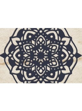 Intra απο ξύλο plywood  Χρώμα wenge 3mm-4mm πάχος - Διακοσμητικό τοίχου Mandala Κοπή Laser Δίασταση 30x30 cm INTRAFABR-113537797