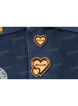 Intra απο ξύλο plywood  Χρώμα wenge 3mm-4mm πάχος - Διακοσμητικά Ξύλινα Κουμπιά Κοπή Laser Δίασταση 30x20 cm INTRAFABR-114205187