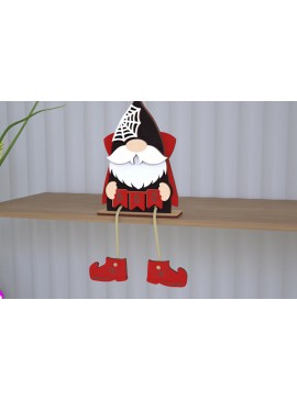 Σετ των 2 Intra απο ξύλο plywood  Χρώμα wenge 3mm-4mm πάχος - Διακοσμητικό Ξύλινο Gnome |Καθιστό Ειδώλιο Δίασταση 20x20 cm INTRAFABR-113536639