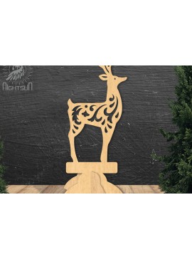 Σετ των 2 Intra απο ξύλο plywood  Χρώμα wenge 3mm-4mm πάχος - Deer Decor Home 5 Δίασταση 20x20 cm INTRAFABR-94664339