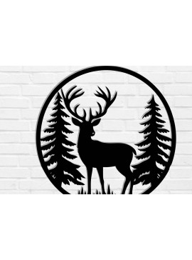 Intra απο ξύλο plywood  Χρώμα wenge 3mm-4mm πάχος - Deer Decor Wall , DXF Δίασταση 40x50 cm INTRAFABR-94662425