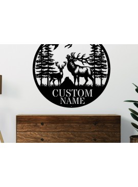 Intra απο ξύλο plywood  Χρώμα wenge 3mm-4mm πάχος - Ελάφια ά σημάδια Δίασταση 30x40 cm INTRAFABR-123766505