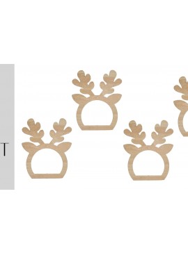 Σετ των 2 Intra απο ξύλο plywood  Χρώμα wenge 3mm-4mm πάχος - Θήκες χαρτοπετσέτας ελαφιού Δίασταση 20x20 cm INTRAFABR-122671268