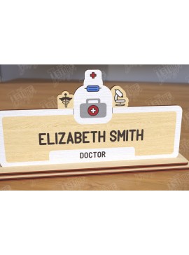 Intra απο ξύλο plywood  Χρώμα wenge 3mm-4mm πάχος - Επιτραπέζιο πινακίδα κοπής με λέιζερ | Πινακίδα ονόματος Δίασταση 30x20 cm INTRAFABR-123772080