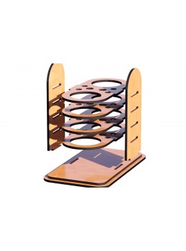 Intra απο ξύλο plywood  Χρώμα wenge 3mm-4mm πάχος - Desk Organizer κοπής με λέιζερ Δίασταση 155x120 cm INTRAFABR-97783150