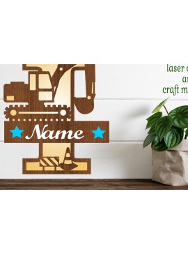 Intra απο ξύλο plywood  Χρώμα wenge 3mm-4mm πάχος - Digger Capital Monogram Letter a Δίασταση 30x20 cm INTRAFABR-96924919