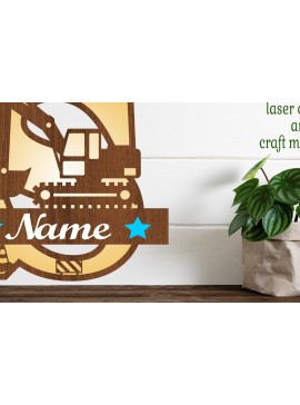 Intra απο ξύλο plywood  Χρώμα wenge 3mm-4mm πάχος - Digger Capital Monogram Letter S Δίασταση 30x20 cm INTRAFABR-79072069