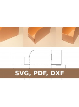 Σετ των 2 Intra απο ξύλο plywood  Χρώμα wenge 3mm-4mm πάχος - Πλαίσιο εμφάνισης Δίασταση 20x20 cm INTRAFABR-123141288