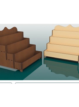 Intra απο ξύλο plywood  Χρώμα wenge 3mm-4mm πάχος - Εμφάνιση αρχείων κοπής με λέιζερ βάσης Δίασταση 300x262 cm INTRAFABR-120635754