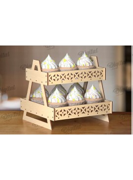 Intra απο ξύλο plywood  Χρώμα wenge 3mm-4mm πάχος - βάσης οθόνης. Ξύλινο σταντ Δίασταση 30x20 cm INTRAFABR-102527998