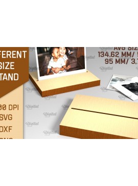 Intra απο ξύλο plywood  Χρώμα wenge 3mm-4mm πάχος - Εμφάνιση Stand LaserCut. Ξύλινη βάση Δίασταση 30x20 cm INTRAFABR-102063021