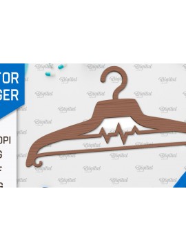 Intra απο ξύλο plywood  Χρώμα wenge 3mm-4mm πάχος - με λέιζερ ξύλινη κρεμάστρα Doctor Δίασταση 30x20 cm INTRAFABR-78613017