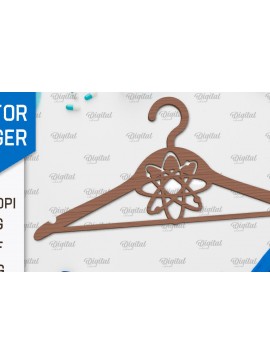 Intra απο ξύλο plywood  Χρώμα wenge 3mm-4mm πάχος - με λέιζερ ξύλινη κρεμάστρα Doctor Δίασταση 30x20 cm INTRAFABR-36349743