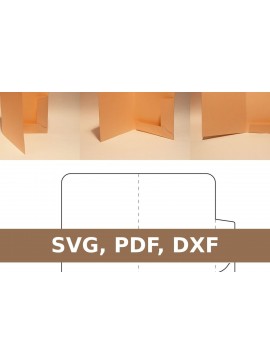 Σετ των 2 Intra απο ξύλο plywood  Χρώμα wenge 3mm-4mm πάχος - Φάκελος εγγράφου Δίασταση 20x20 cm INTRAFABR-44663085