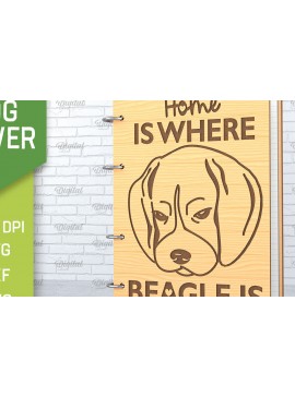 Intra απο ξύλο plywood  Χρώμα wenge 3mm-4mm πάχος - κάλυμμα σκύλου. Beagle Δίασταση 30x20 cm INTRAFABR-36192864