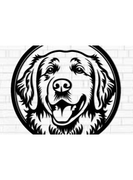 Intra απο ξύλο plywood  Χρώμα wenge 3mm-4mm πάχος - ός τοίχος με λίμα κοπής με λέιζερ σκύλου Δίασταση 40x50 cm INTRAFABR-98641109