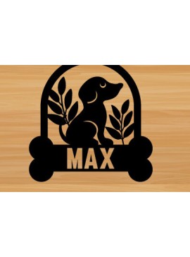 Intra απο ξύλο plywood  Χρώμα wenge 3mm-4mm πάχος - Dog Laser διακόσμηση τοίχου με λέιζερ Δίασταση 40x50 cm INTRAFABR-122457546