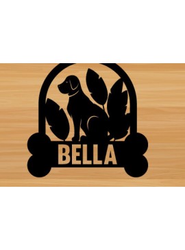 Intra απο ξύλο plywood  Χρώμα wenge 3mm-4mm πάχος - Dog Laser διακόσμηση τοίχου με λέιζερ Δίασταση 40x50 cm INTRAFABR-122457300