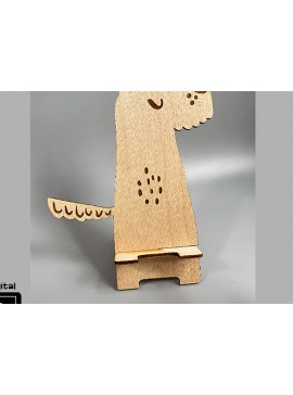 Σετ των 2 Intra απο ξύλο plywood  Χρώμα wenge 3mm-4mm πάχος - με λέιζερ βάση στήριξης τηλεφώνου για σκύλους Δίασταση 20x20 cm INTRAFABR-120098678