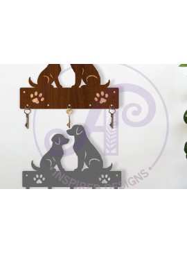 Intra απο ξύλο plywood  Χρώμα wenge 3mm-4mm πάχος - Σχέδια κλειδαριάς σκυλιών από ξύλο και μέταλλο Δίασταση 30x20 cm INTRAFABR-30347088