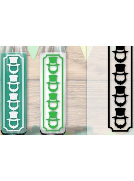 Σετ των 2 Intra απο ξύλο plywood  Χρώμα wenge 3mm-4mm πάχος - Περιτύλιγμα κεριού δέντρου Dollar Δίασταση 20x20 cm INTRAFABR-107850439