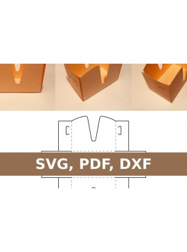 Σετ των 2 Intra απο ξύλο plywood  Χρώμα wenge 3mm-4mm πάχος - Κάτοχος ντόνατ Δίασταση 20x20 cm INTRAFABR-114765834