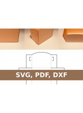 Σετ των 2 Intra απο ξύλο plywood  Χρώμα wenge 3mm-4mm πάχος - Κάτοχος ντόνατ Δίασταση 20x20 cm INTRAFABR-79601732