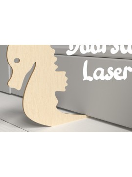 Intra απο ξύλο plywood  Χρώμα wenge 3mm-4mm πάχος - Διακόσμηση σπιτιού Doorstop. Doorstops Δίασταση 30x20 cm INTRAFABR-34284291