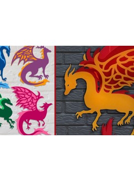 Intra απο ξύλο plywood  Χρώμα wenge 3mm-4mm πάχος - Dragons Bundle Δίασταση 30x20 cm INTRAFABR-102528440