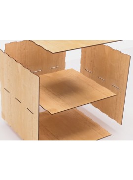 Intra απο ξύλο plywood  Χρώμα wenge 3mm-4mm πάχος - με λέιζερ Organizer Drawer Δίασταση 30x20 cm INTRAFABR-111273018