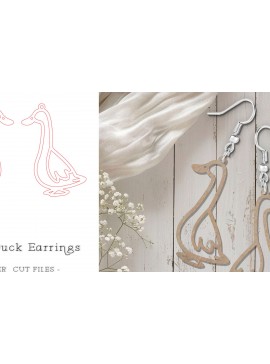 Intra απο ξύλο plywood  Χρώμα wenge 3mm-4mm πάχος - Σκουλαρίκια κοπής με λέιζερ πάπιας | Farm Δίασταση 900x900 cm INTRAFABR-41309983