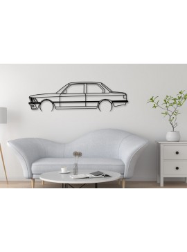 Σετ των 2 Intra απο ξύλο plywood  Χρώμα wenge 3mm-4mm πάχος - E21 Car Silhouette Car Cut Car Dxf Δίασταση 20x20 cm INTRAFABR-102541707