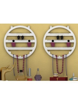 Σετ των 3 Intra απο ξύλο plywood  Χρώμα wenge 3mm-4mm πάχος - Στάση κοσμήματος για σκουλαρίκι Glowforge Cut File Δίασταση 3x3 cm INTRAFABR-78164266