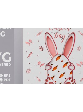 Σετ των 2 Intra απο ξύλο plywood  Χρώμα wenge 3mm-4mm πάχος - Πασχαλινό αυγό 3D Χαρτί κοπής Πολυστρωματικό Δίασταση 15x15 cm INTRAFABR-124976731