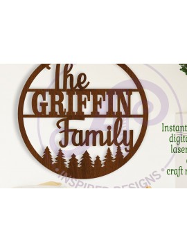 Intra απο ξύλο plywood  Χρώμα wenge 3mm-4mm πάχος - Family Forest Sign Suname Δίασταση 30x20 cm INTRAFABR-89852081
