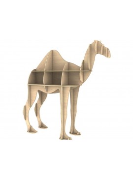 Intra απο ξύλο plywood 3mm-4mm πάχος – Ξύλινη Βιβλιοθήκη Camel με ανοιχτούς κύβους και ράφια 40x45 cm INTRAVECTRY-MY542452