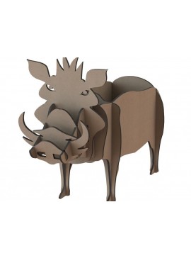 Intra απο ξύλο plywood 3mm-4mm πάχος – Βάση τηλεχειριστηρίου Boar Ξύλινη οργάνωση γραφείου 15x20 cm INTRAVECTRY-MY542283